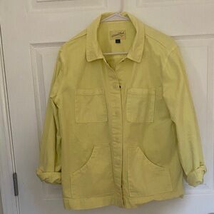 Universal Thread Breaks Bright Yellow Utility Jacket